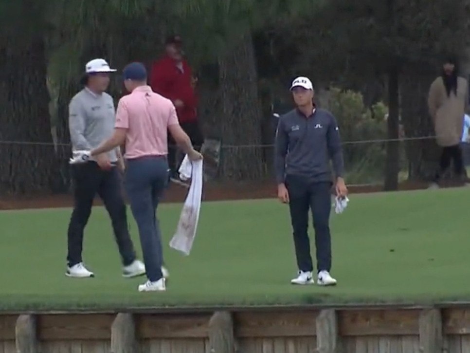 ‘You’re wrong’: Daniel Berger has testy rules exchange with Viktor Hovland and Joel Dahmen