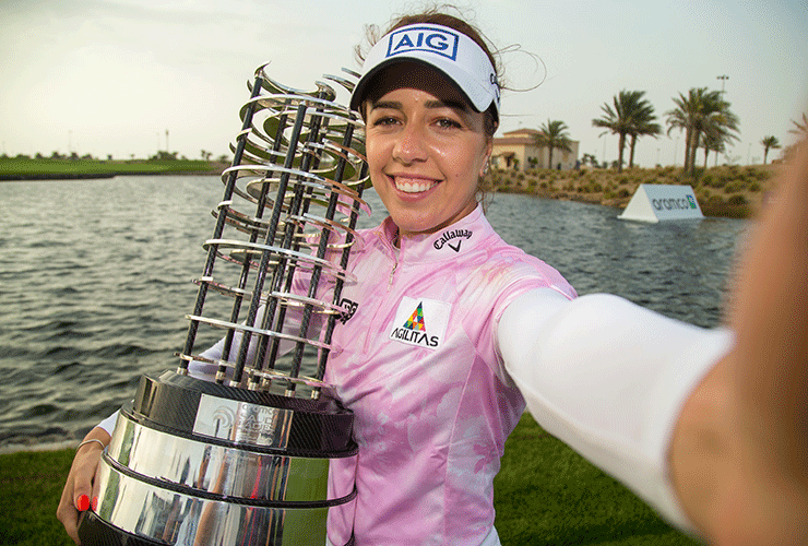 Georgia Hall romps to five stroke Saudi Ladies International victory