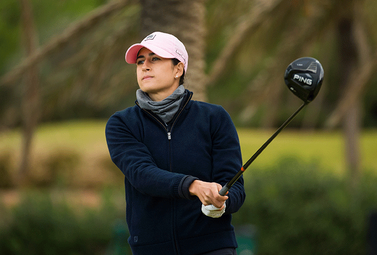 Arab star Ines Laklalech leads the way on Ladies European Tour in France