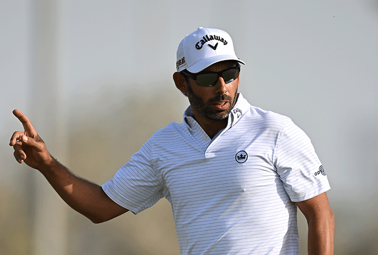 Pablo Larrazabal shows grit to keep Qatar Masters lead