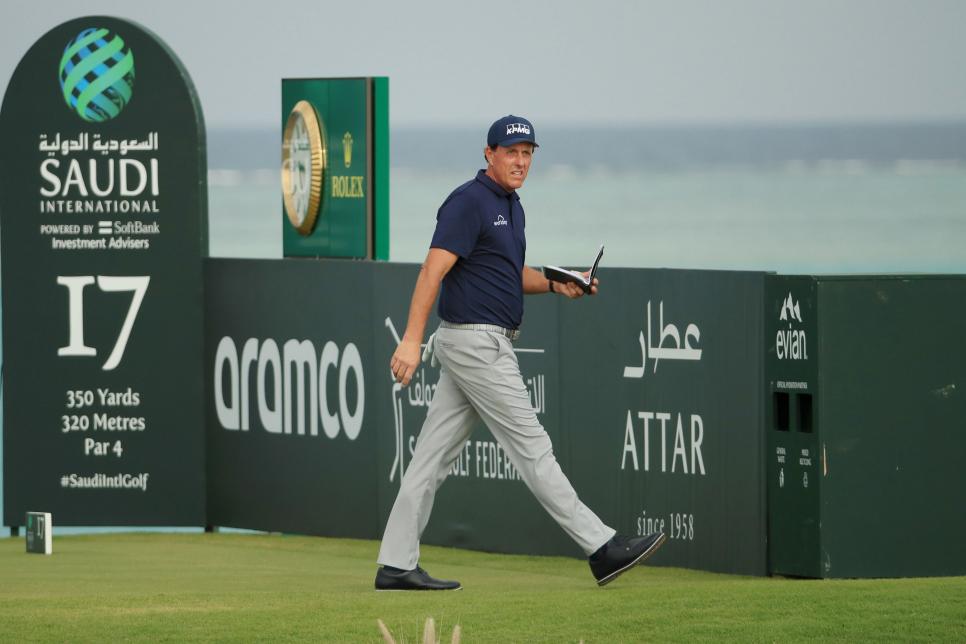 Jay Monahan won’t say if Phil Mickelson is suspended but adds, ‘Every player is accountable for their actions out here’