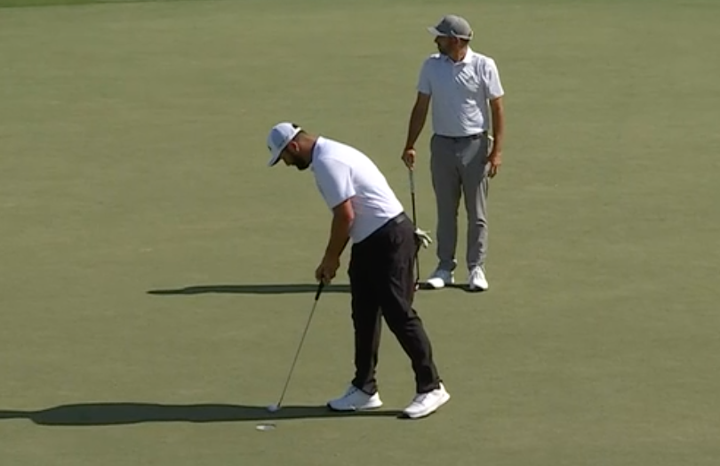 Jon Rahm may have just missed one of the shortest putts in the history of golf at any level