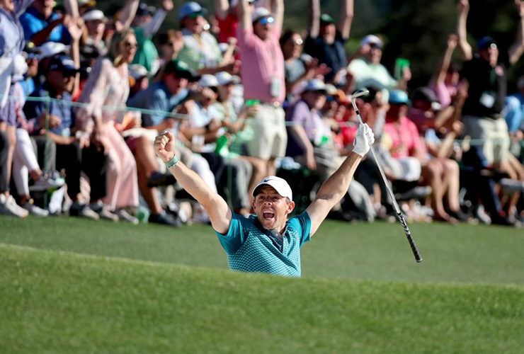 Masters 2022: Rory McIlroy and Collin Morikawa delivered all-time reactions after holing bunker shots on 18th hole