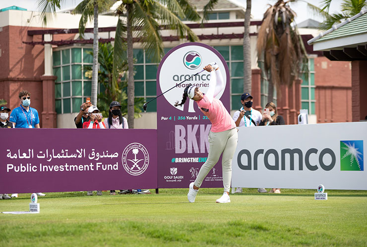 Hometown hero Patty Tavatanakit top after Day 1 of the Aramco Team Series — Bangkok as Team Hillier lead fourballs