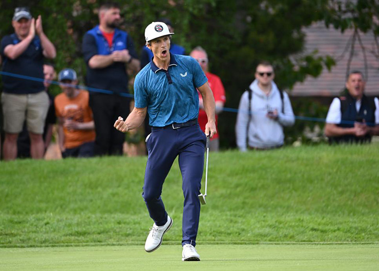 Incredibly, Thorbjorn Olesen repeats eagle-birdie finish to capture British Masters