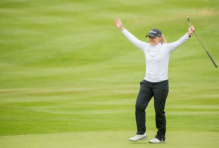 Bronte Law is the full Monty at Aramco Team Series — London