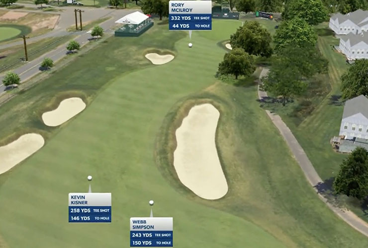 LOOK: This graphic showing how much Rory McIlroy outdrove his playing partners is pure comedy