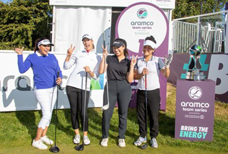 Saudi women celebrate podium spot in Aramco Team Series — London ProAm