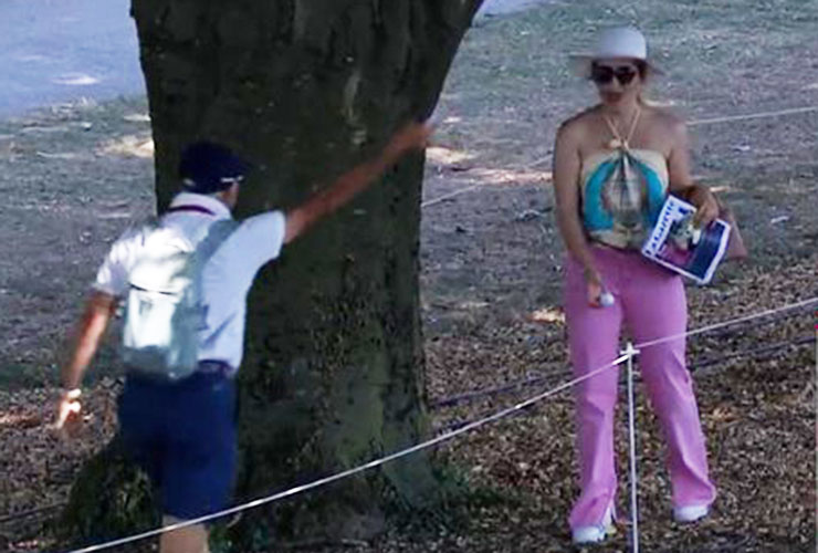 WATCH: Fan picks up Nelly Korda’s ball during the final round of Evian Championship and scrambles to put it back