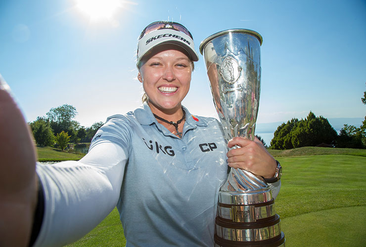 WATCH: Highlights from the finale of Brooke Henderson’s triumph at the Amundi Evian Championship