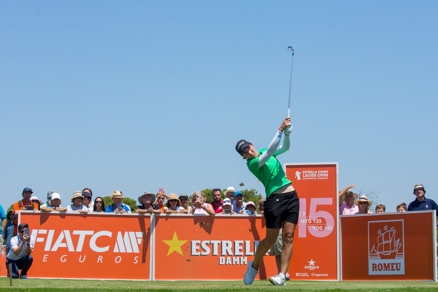 Ladies European Tour: Carlota Ciganda maintains lead at Estrella Damm Ladies Open