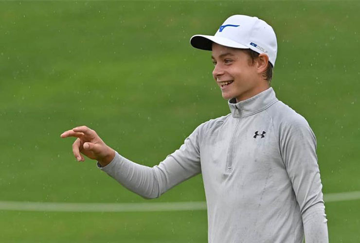 Meet Pierson Huyck, the youngest competitor ever in the US Junior Amateur