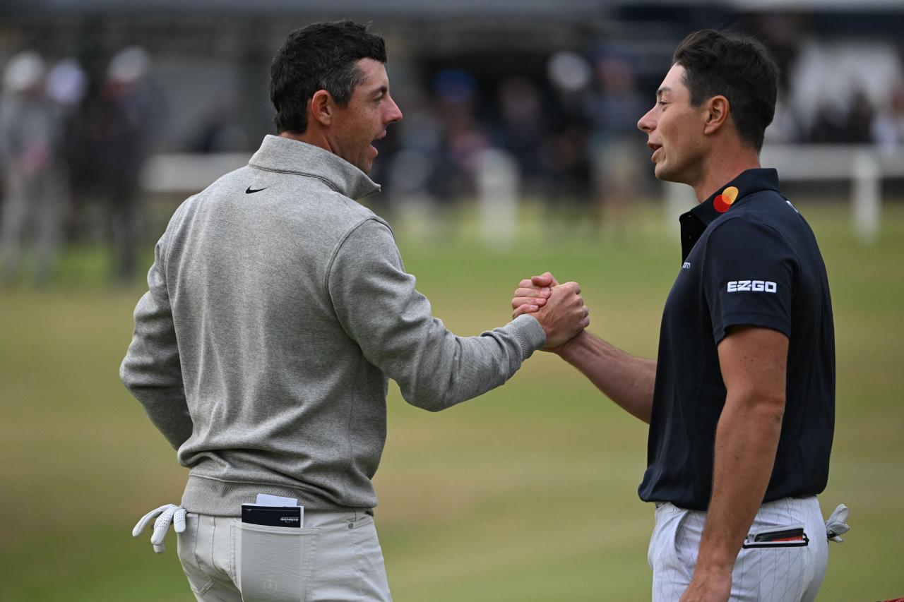 Open Championship 2022: Rory McIlroy and Viktor Hovland set for Sunday showdown at St Andrews