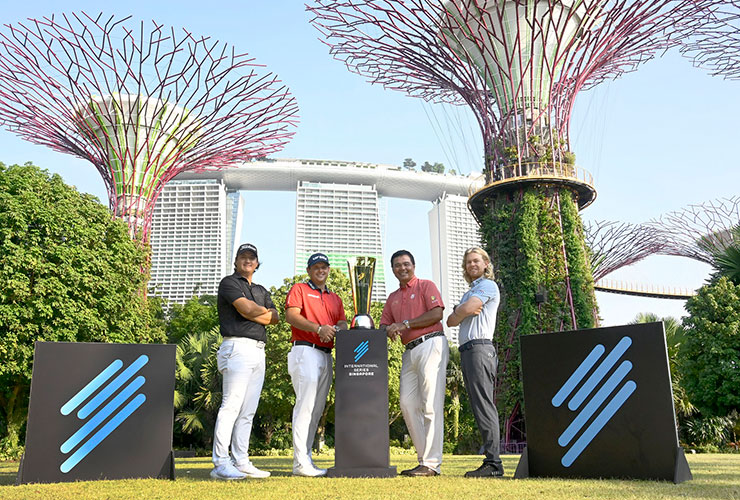 Asian Tour: LIV Golfers Patrick Reed and Scott Vincent check out the sights ahead of International Series Singapore
