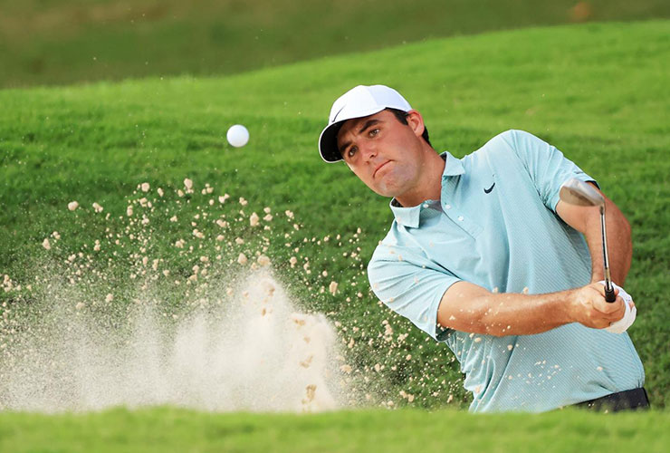Storm delays transform Tour Championship finale from a sprint to marathon for $18 million for Schauffele and Scheffler