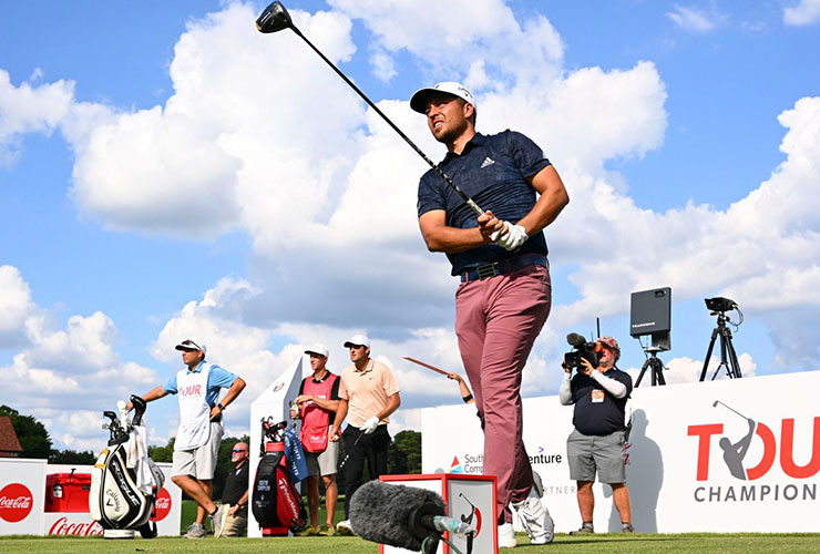 Tour Championship leader Scottie Scheffler has to contend with East Lake monster Xander Schauffele