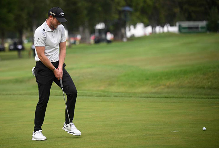 WATCH (at your own risk) as Danny Willett painfully three-putts from inside four feet to lose the Fortinet Championship