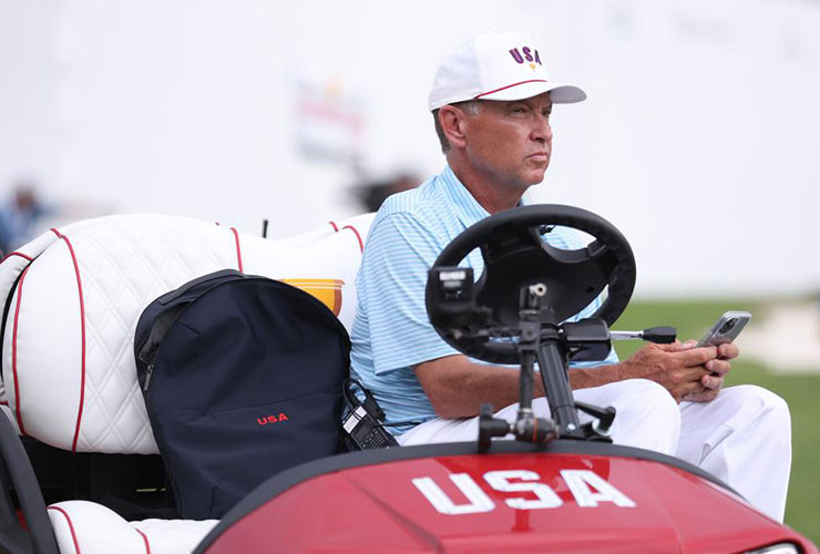 Presidents Cup 2022: Davis Love called on a trusted set of eyes watching TV coverage. His name is Tiger Woods