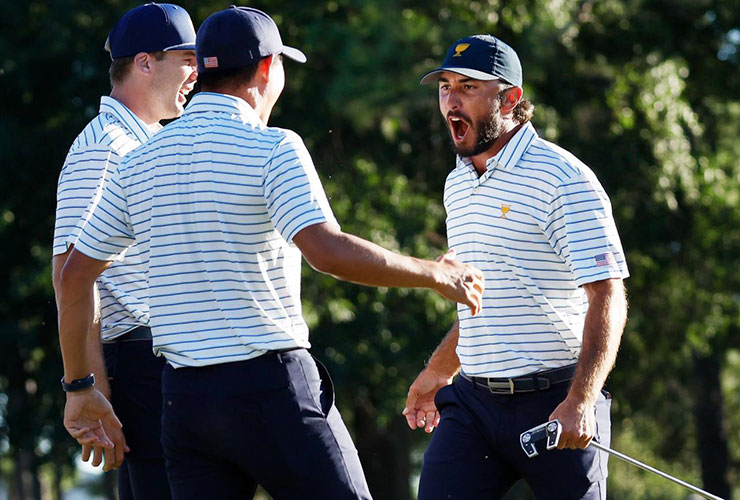 Max Homa makes Presidents Cup shots that ‘money cannot buy’