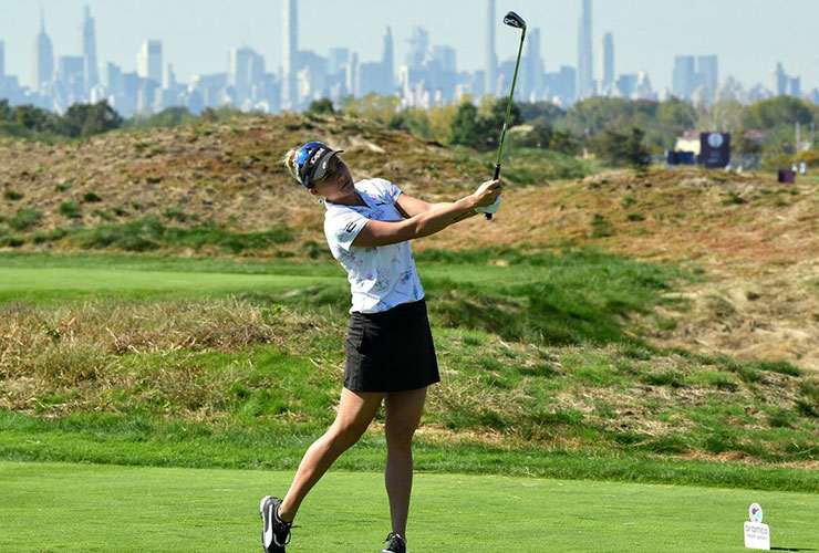 Lexi Thompson halts three-year drought by winning Aramco Team Series in New York, as Dubai’s Chiara Noja impresses
