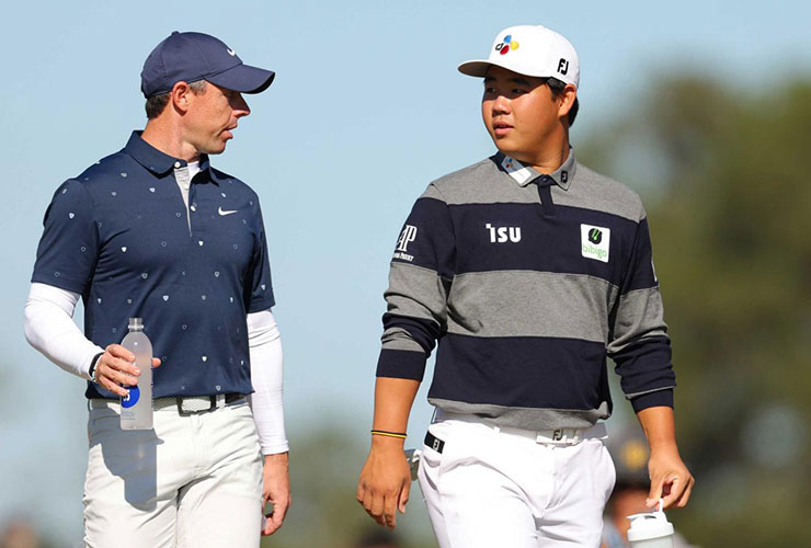 Rory McIlroy plays good golf, and has good chat with Tom Kim, on Day 1 at the CJ Cup