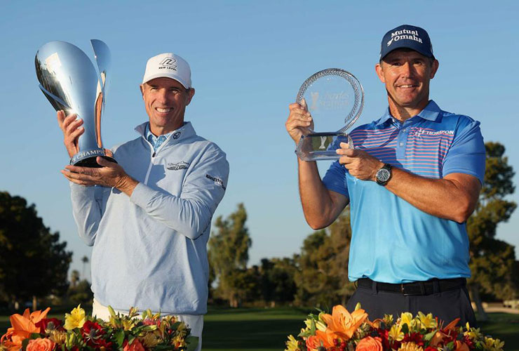 Steven Alker, Padraig Harrington walk away the big winners at the PGA Tour Champions finale