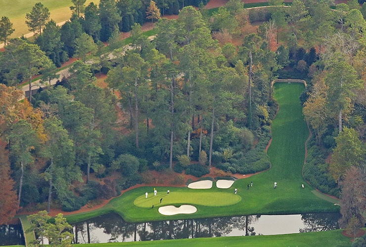 Changes to Augusta National’s iconic 13th hole finally revealed in latest aerial photos