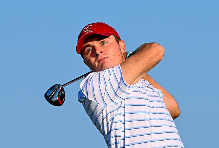 Top college golfer believes signing with a sports management company now will pay dividends in the spring