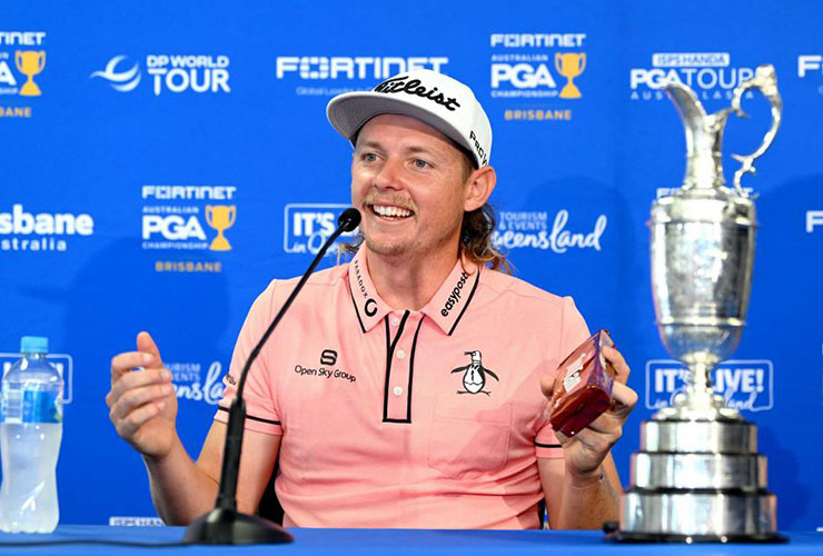 Cameron Smith returns to Australia for the first time in three years — and takes the Claret Jug on a victory lap