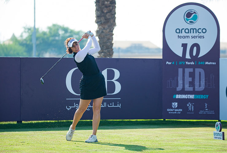Georgia Hall and Olivia Cowan ready for the big Aramco Team Series finale in Jeddah