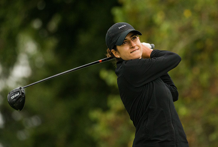 Ines Laklalech leading the home contingent as one of five Moroccans in the field in Rabat