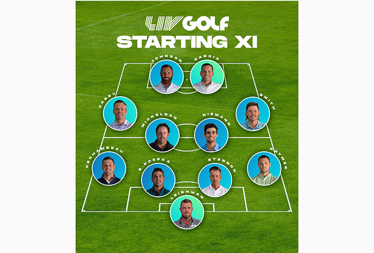 LOOK: LIV Golf reveal their World Cup starting XI