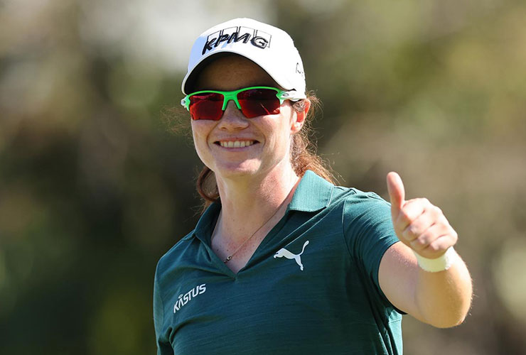 Leona Maguire’s spectacular charge sets up Sunday showdown with Lydia Ko