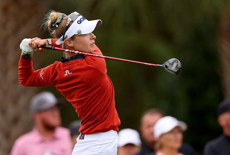 Nelly Korda collects first LPGA victory of taxing season, regains World No. 1
