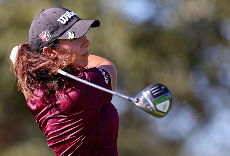 LPGA Tour Championship contender Sophia Schubert wants to be top gun on the course and in the skies