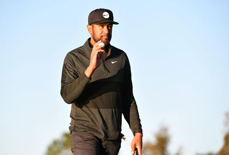 Tony Finau takes a big lead into Sunday with two very different Englishmen chasing him