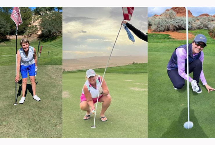 Three women go on golf trip, each hits a hole-in-one
