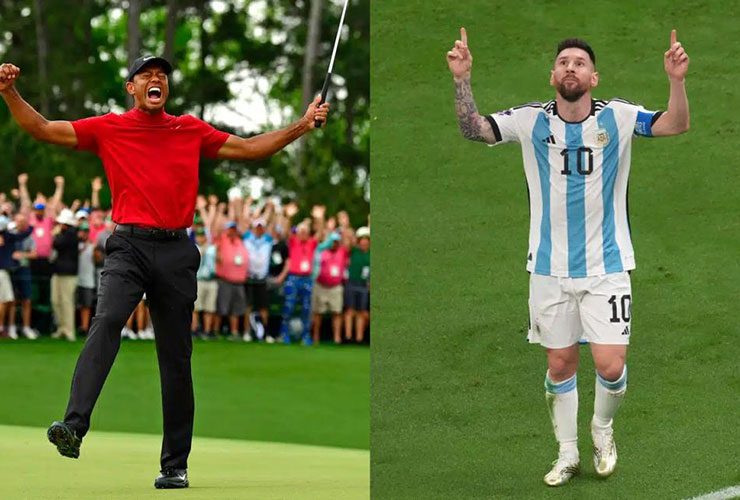 Who are the GOATs of golf and football?