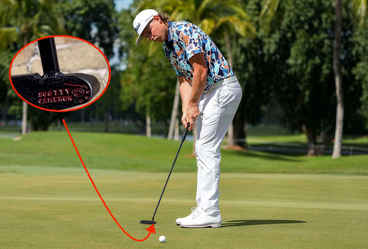 Look close and you’ll find this amazing detail on Cameron Smith’s magic Scotty Cameron putter