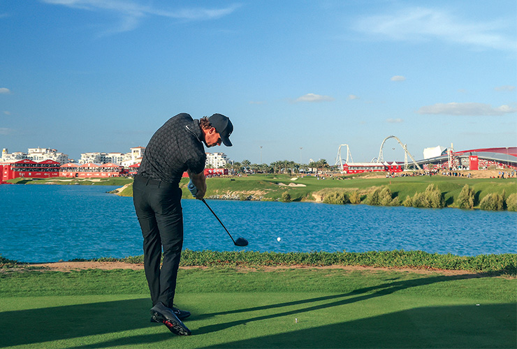Swing away: The new year signals the start of four weeks of top golfing entertainment in the UAE