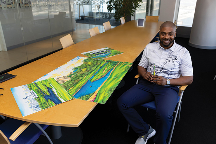 Inspirational art: After 27 years in prison, wrongfully convicted Valentino Dixon realises a dream in Dubai