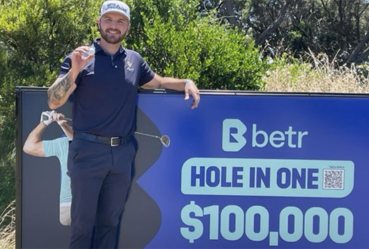 Former pro and cancer survivor Daniel Beckmann hits $100k ace