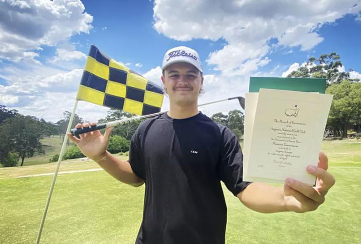 Australian amateur is playing in Masters event this week, but the big one comes in April