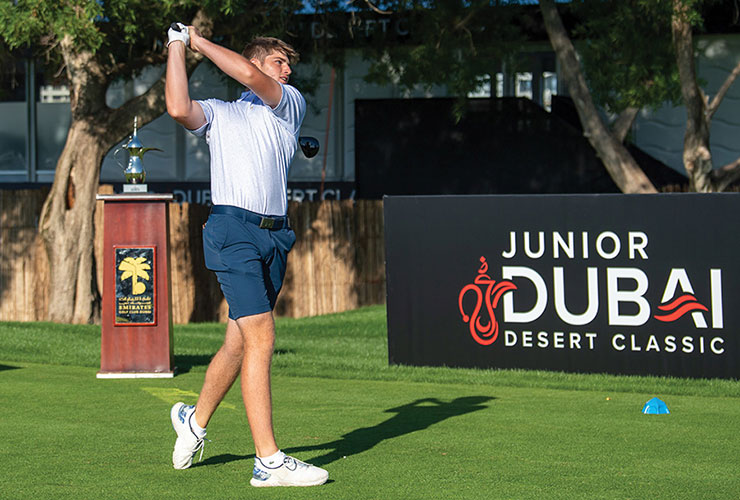 Joe Jones shows teen spirit at inaugural Junior Dubai Desert Classic