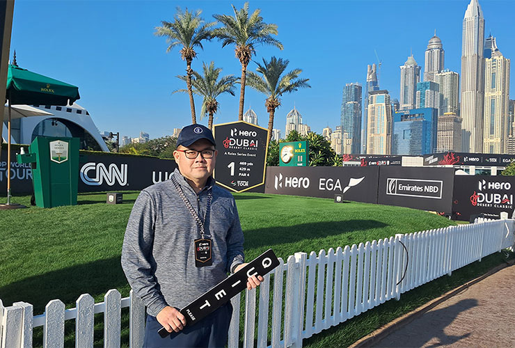 Volunteer marshals are the unsung heroes of Dubai Desert Classic at Emirates Golf Club