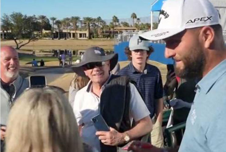 WATCH: Jon Rahm thinks this could be the weirdest autograph he ever signed