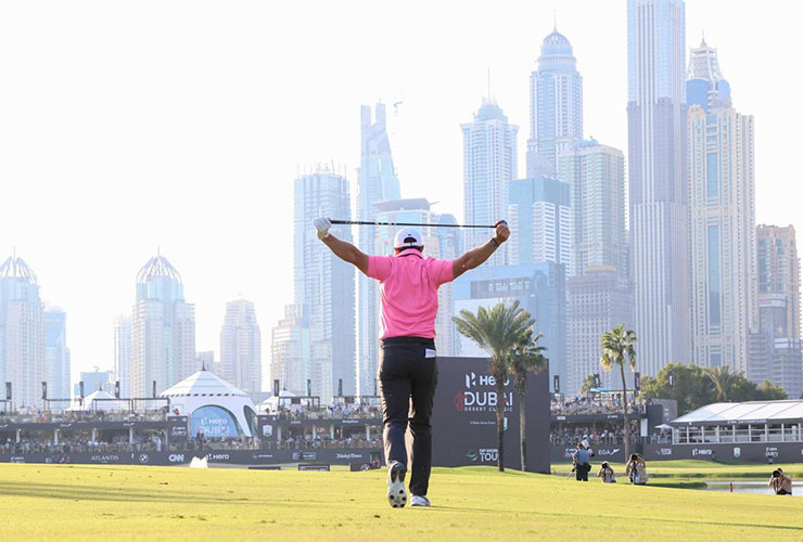Rory McIlroy in control in Dubai but a late slip means Monday’s final round isn’t a done deal