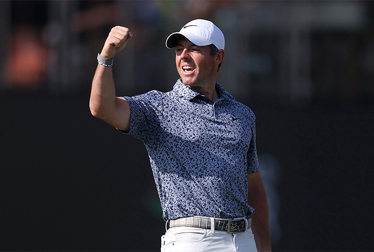 Rory McIlroy takes the glory after toe-to-toe battle with Patrick Reed at Hero Dubai Desert Classic