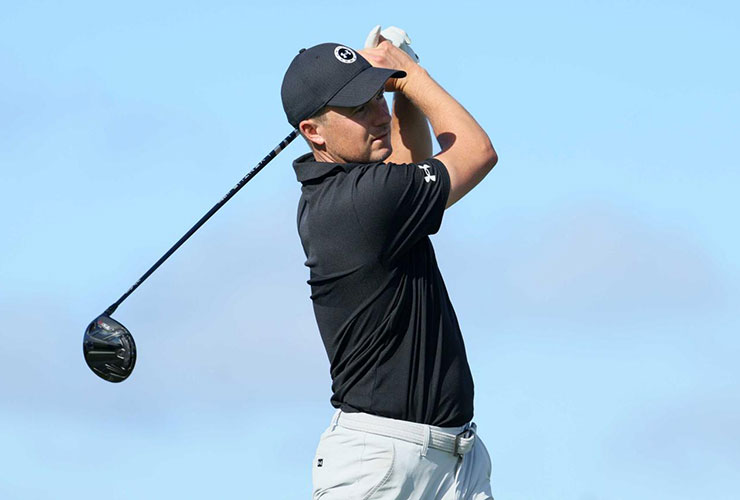 Jordan Spieth in contention at Sentry TOC after cracking his driver in pro-am