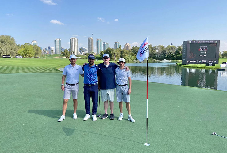Dubai Golf’s Will Tickell upstages Antoine Rozner with hole-in-one at Hero Dubai Desert Classic Pro-Am